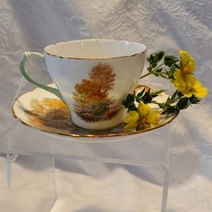 HOST PICK!!  VINTAGE Shelley HEATHER teacup & saucer EUC England